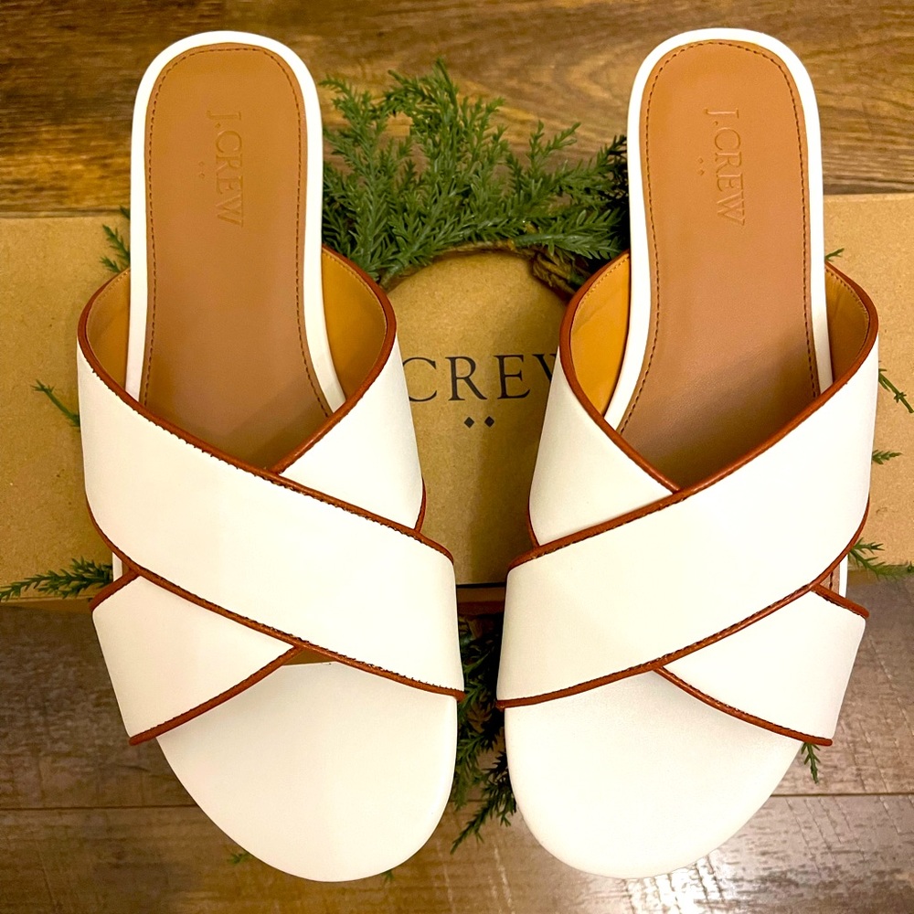 J.Crew Crisscross Slide Sandals